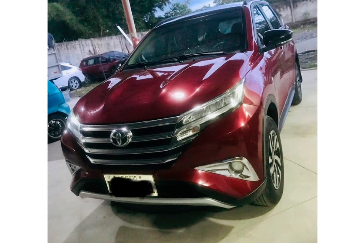Vehículo reparado después del proceso